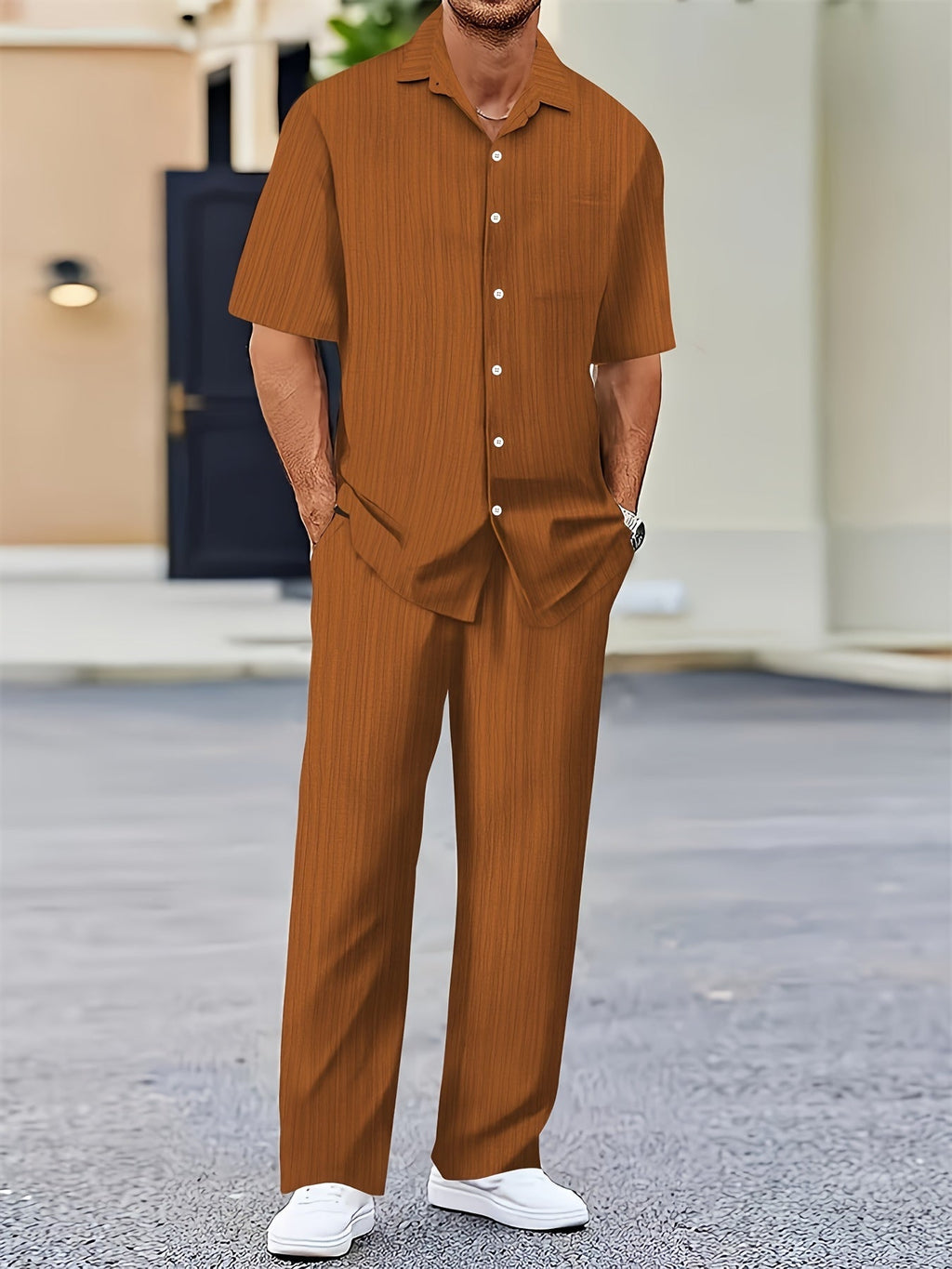 Elias Striped Two-Piece Summer Set