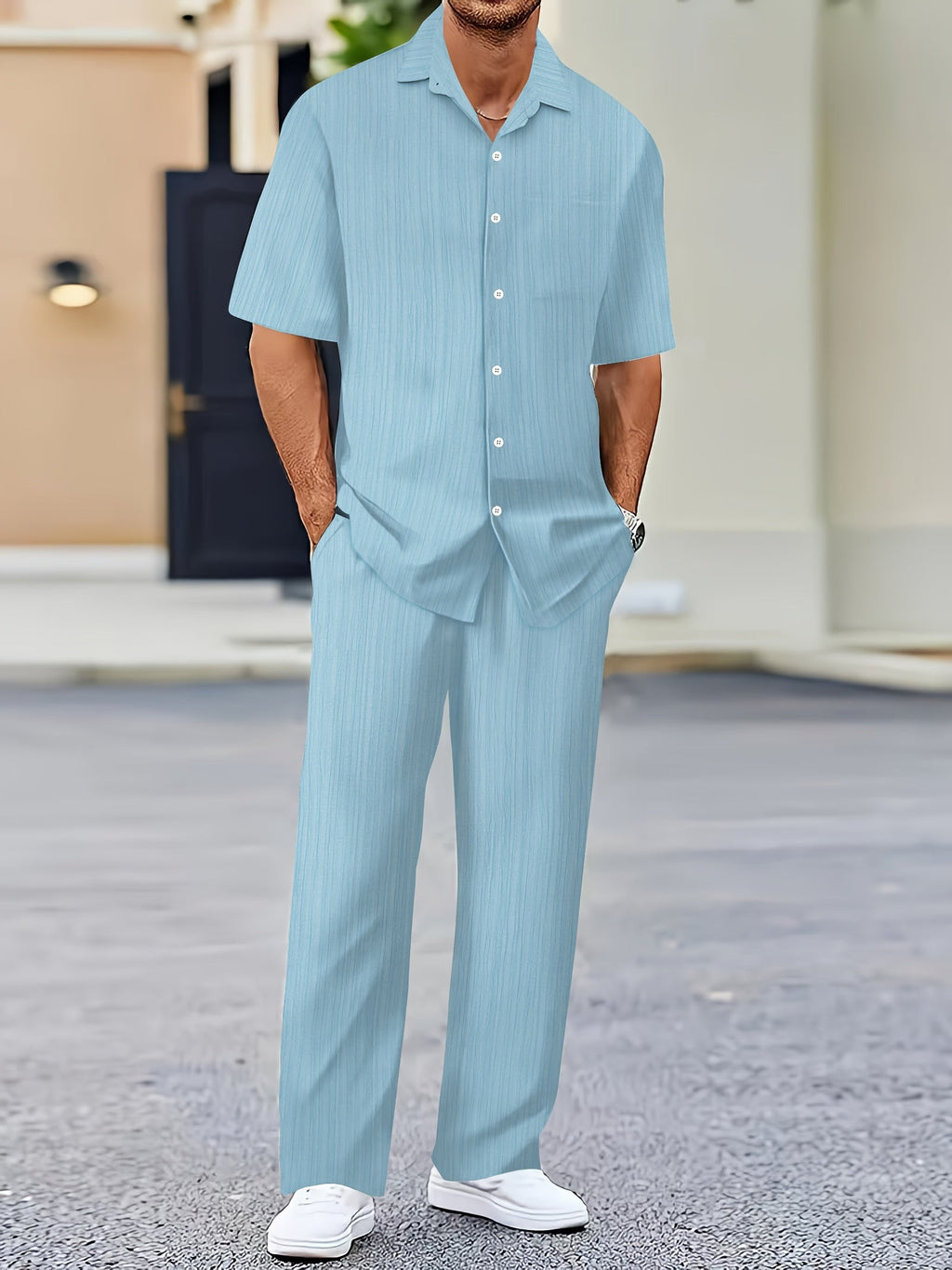Elias Striped Two-Piece Summer Set